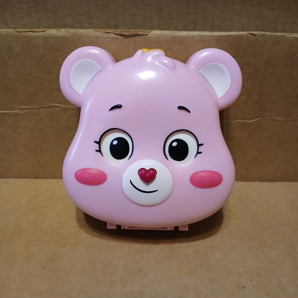 Mattel Polly Pocket Care Bears Cheer Bear Compact Playset JCC14 Pink 2024